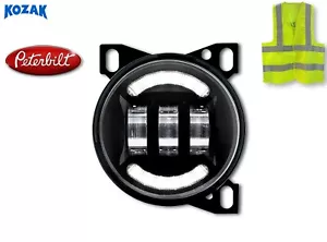 Black Full LED Fog Light Lamp w/LED Arches Left Side 2013-2021 Peterbilt 579 578 - Foto 1 di 9