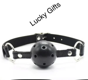 sex toy Open Mouth Gag Harness Oral Ball Gag Mouth Adult Restraint Slave Bondage - Picture 1 of 1