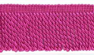 Bullion Fringe Trim, Style# EF25, Color# 156 - Hot Pink [Sold By The Yard] - Picture 1 of 1