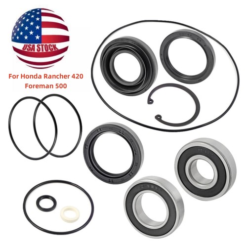 Rear Axle Wheel bearing seal ORING kit 2014 2022 For TRX500 Honda