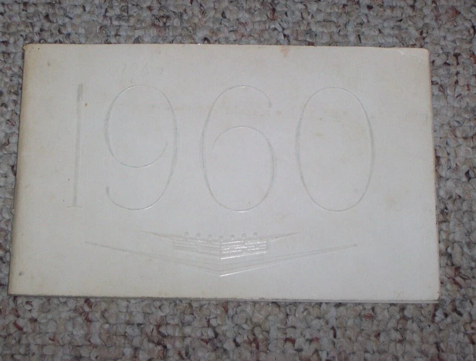 1960 Cadillac Series 60 Fleetwood Sedan Owner Operator Manual User Guide Foto 1 de 1