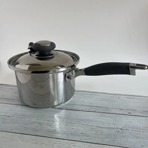 Kitchen Charm T-304 Surgical Stainless Steel 2qt Sauce Pan W/Lid Royal Prestige - Picture 1 of 12