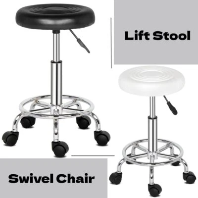 FCH Salon Beauty Spa Massage Stool Swivel Round Chair Hairdresser Tattoo Workchair