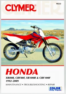 HONDA XR80,CRF80,XR100,CRF100 SHOP SERVICE MECHANICS REPAIR MANUAL, BOOK  CM222 - Picture 1 of 1