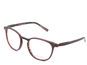 Morel Oga 10076O MR23 Round Brown Mens Eyeglasses 49mm - Picture 1 of 6