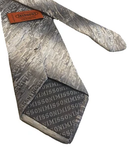 MISSONI CRAVATTA UOMO TIE MAN VINTAGE JHD2907 - Foto 1 di 4