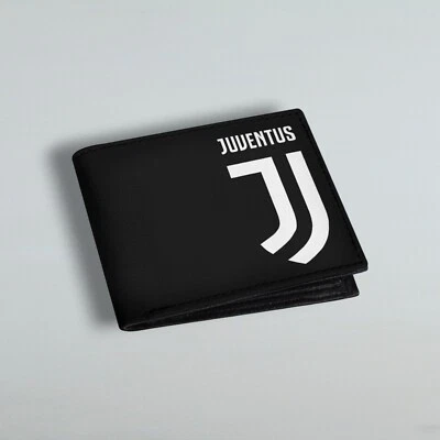 Juventus Wallet for Football Fans - Juve Logo gift for Him. Football Gift Soccer - Image 1 of 4