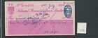 wbc. - CHEQUE - CH793 -  USED -1959 - NATIONAL PROVINCIAL, RUSHDEN
