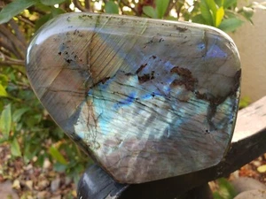 Labradorite Free Form Mountain Shape Polished Mineral Crystal Stone Iridescence - Picture 1 of 17