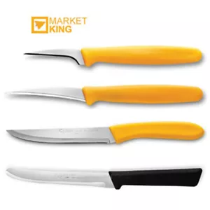 SET OF 4 ROYAL CARVING KNIFE KNIVE FRUIT & VEGETABLE CARVE ART SUPERIOR FULL SET - Picture 1 of 1