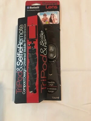  OPEN - BOX! Tzumi Electronics 3762WM Tripod With Shutter Remote Black - Image 1 of 2
