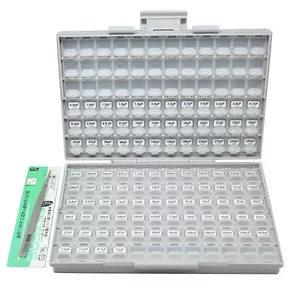 Kit de condensador surtido Aidetek 100 valores 0603 tamaño 50 PC/Valor 5000 piezas CAJA-TODO - Imagen 1 de 12