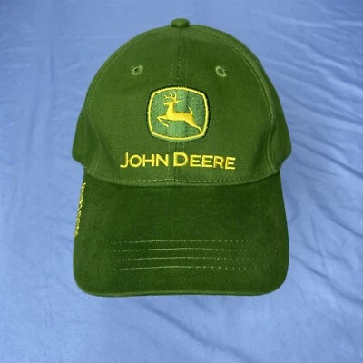John Deere - Owner's Edition Green Strapback Baseball Cap Farmer Tractor Hat - Image 1 of 4