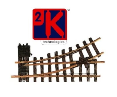 LGB L12100 - 45mm G Scale Left Hand Point Radius 1 600mm 30' 300mm Long T48 Post - Image 1 of 4