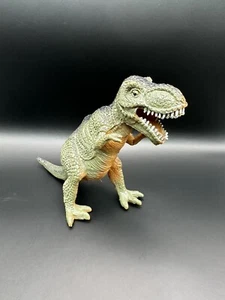Greenbrier Tyrannosaurus T-Rex 5" Dinosaur Green And Brown Toy Figurine - Picture 1 of 5