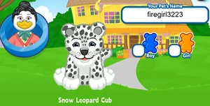 Webkinz Classic Snow Leopard Cub *Virtual Code Only* Promo Pet - Picture 1 of 1
