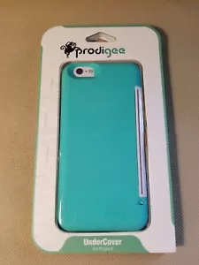 NEW Prodigee Undercover iPhone 6 6s Case Slim Fit w/ Secret Card Slot - TEAL/WHT - Picture 1 of 9