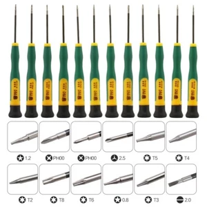 BEST-666 12in1 Precision Screwdriver Repair Tools Set for CellPhone PC MacBook P - Picture 1 of 12