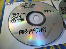 KSAN 94.9 FM RADIO - MAY 10 1972 - BOB MCCLAY / RICHARD GOSSETT - 2 CD SET