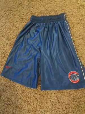 Chicago Cubs Youth Small Athletic Shorts Nike Genuine Merchandise - Image 1 of 2