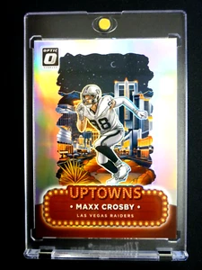 Maxx Crosby 2024 Donruss Optic Uptowns SP card #22 ~Raiders - Picture 1 of 2