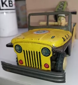 Jeep Remolque Car 1/24 .tin Toy Saxo - Picture 1 of 5