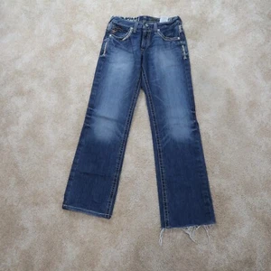 Ariat M5 Straight Leg Jeans Men's 29x34 (29x31) Blue Denim western Cowboy - Picture 1 of 14