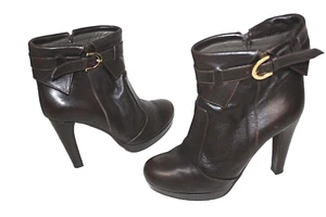 BRUNO MAGLI STIEFELETTEN STIEFEL WOMAN SHOES CHAUSSURES STIVALI HEEL 40 #S4-9# - Bild 1 von 9
