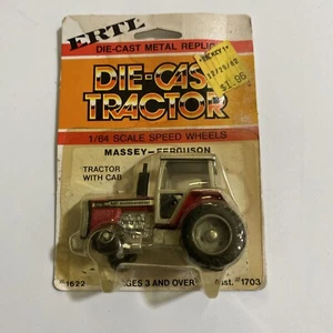 ERTL Die-cast Tractor with Cab Massey-Ferguson Scale 1/64 - Picture 1 of 3