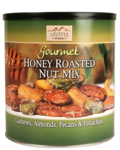 Savanna Orchards Gourmet Honey Roasted Nut Mix with Pistachios honey roasted, ho - Picture 1 of 3