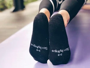 Bamboo Cushion Foot Invisible Socks - High Cut,2 Pack | Sport Socks - Picture 1 of 11