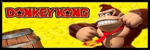 Insegna in metallo Donkey Kong 6" x 18" o 8" x 24" - Foto 1 di 1