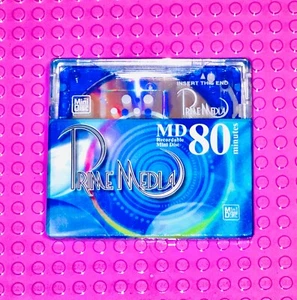 MD PRIME MEDIA 80 MINI DISCO AZUL EN BLANCO (1) (SELLADO) - Imagen 1 de 3