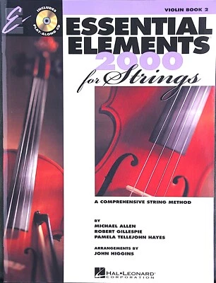 Essential Elements 2000 for strings Violin Book 2 with playalong c.d. - Image 1 of 2