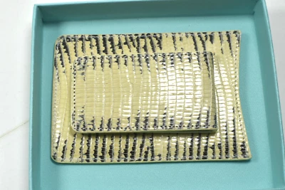 НОВЫЙ! Tiffany & Co кожаный I.D. Бумажник и деньги - Изображение 1 из 4