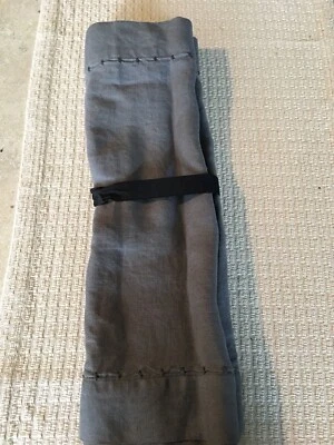 Williams Sonoma linho lavado 18 X 108 cinza corredor - Imagem 1 de 4