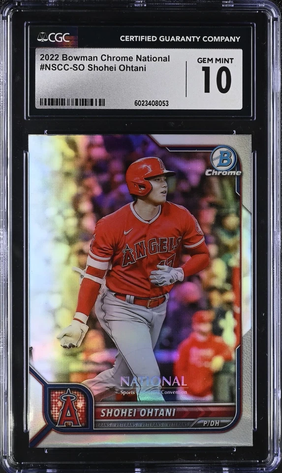 SHOHEI OHTANI 2022 Topps National Conv. Bowman Chrome NSCC-SO THE ONLY GEM MINT - Image 1 of 2