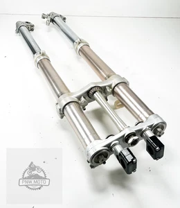 2004 2005 2006 SUZUKI RMZ250 RMZ 250 OEM Front Forks Shocks Clamps Suspension - Picture 1 of 13