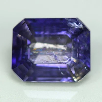 2,85 quilates_piedra preciosa única_100 % natural sin calentar azul púrpura iolita_Sri Lanka Foto 1 de 3