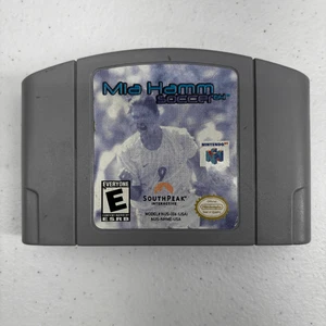 Mia Hamm Soccer 64 (Nintendo 64 N64) solo cartuccia autentica pulita e testata - Foto 1 di 6