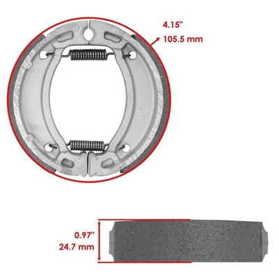 for Yamaha XT225 Serow 225 2001-2007 Front Brake Pads & Rear Brake Shoes - Image 1 of 4