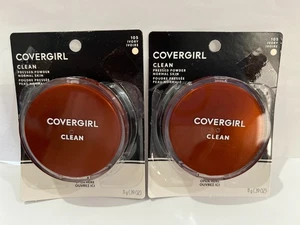 Covergirl Clean Pressed Powder 11g / 0.39oz 2PK --105 Ivory - Picture 1 of 4