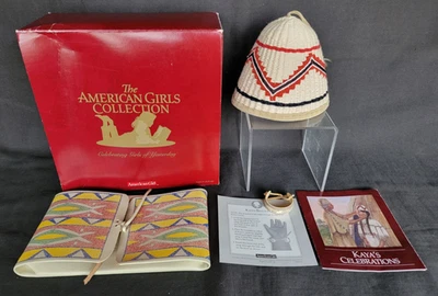 American Girl Kaya’s Hat, Parfleche and Bracelet In Original Box - Retired - Image 1 of 4