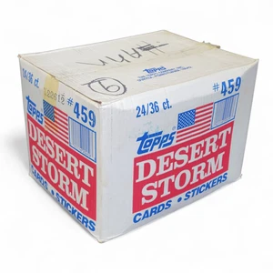 Tarjetas coleccionables Topps Desert Storm 1991 caja de 24 estuche completo sellado - Imagen 1 de 1