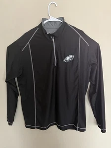 Philadelphia Eagles Shirt Herren XXL schwarz Antigua 1/4 Zip NFL Football Pullover - Bild 1 von 4