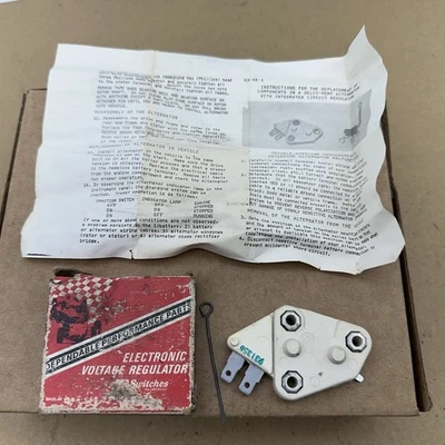 Voltage Regulator 9312 - Switches Incorporated Delco Rent Alternator New Old NOS - Image 1 of 4