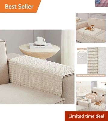 Sofa Arm Covers Couch Armrest Slipcovers 2pcs Water Resistant Washable Fits 2... - Image 1 of 4