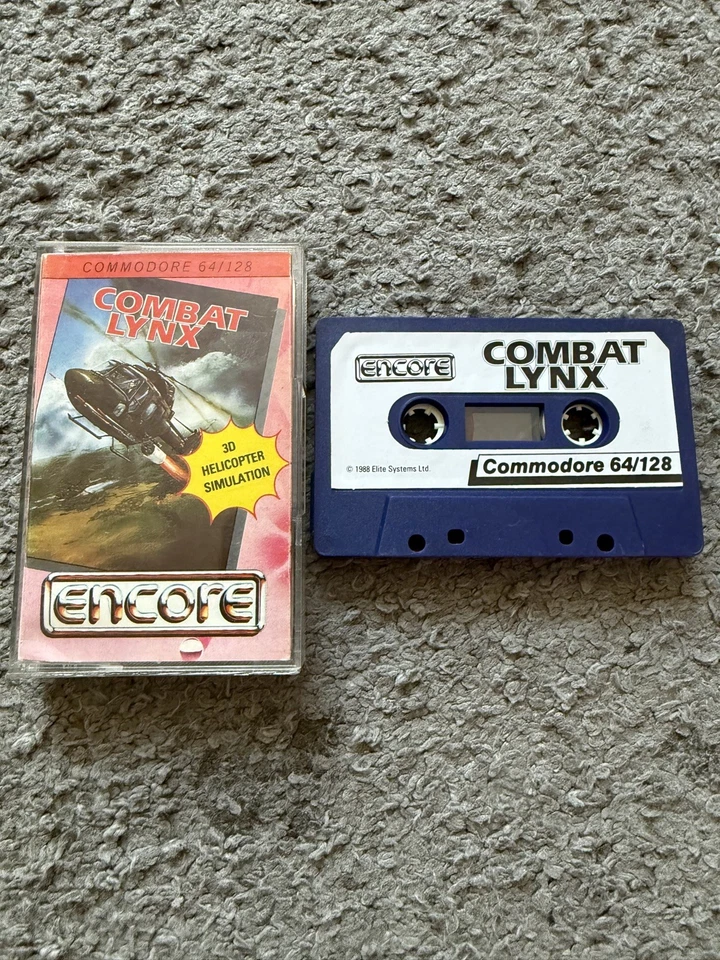 Combat Lynx Commodore 64 game tested vgc  tested vgc  - Image 1 of 4