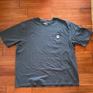 Carhartt Herren dunkelgrau Pocket Tee Loose Fit Heavyweight Größe 3XL - Bild 1 von 5