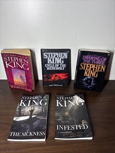 Vintage Lot of 5 Stephen King Plume Paperback Cycle Of The Werewolf Short Horror - Picture 1 of 16